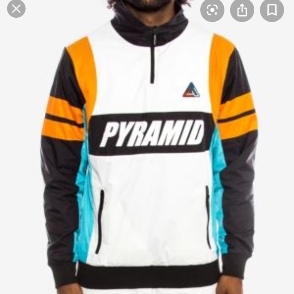 Black pyramid by Chris brown jacket